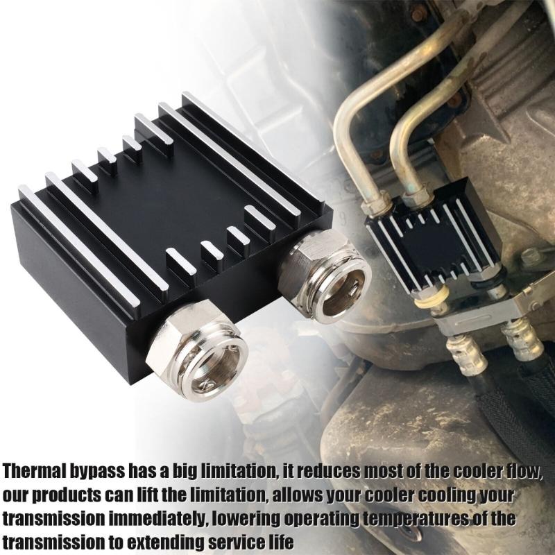 Car Optimized Transmission Cooling Thermostatic Bypass Efficient Transmission Heat Management Suited for 2500 3500 68RFE