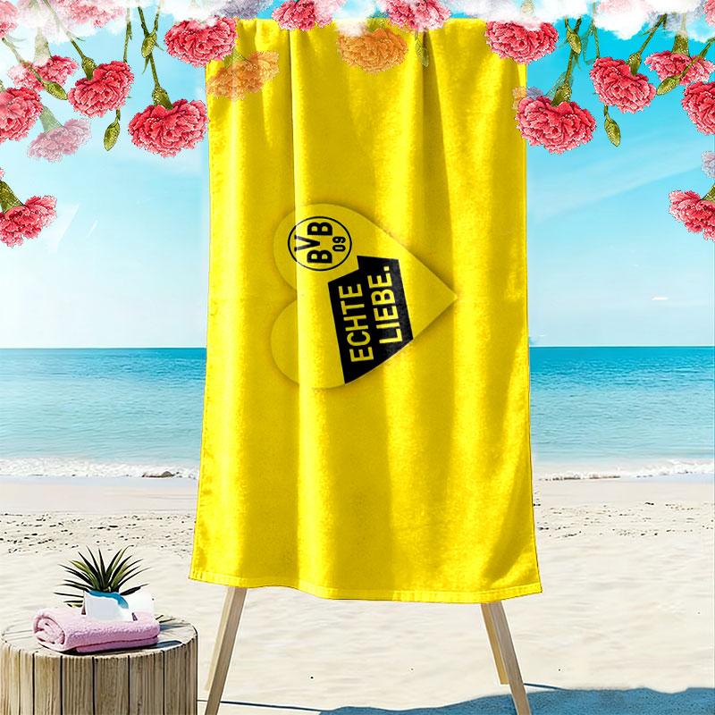 BVB Print Beach Towel, Large Soft Quick Dry Towel for Beach Camping Swimming