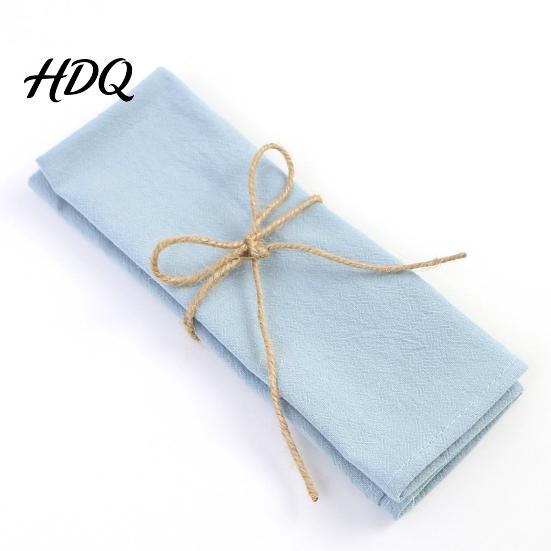 Soft Durable Dining Napkins Solid Color Cloth Napkin Elegant Reusable Fabric Washable