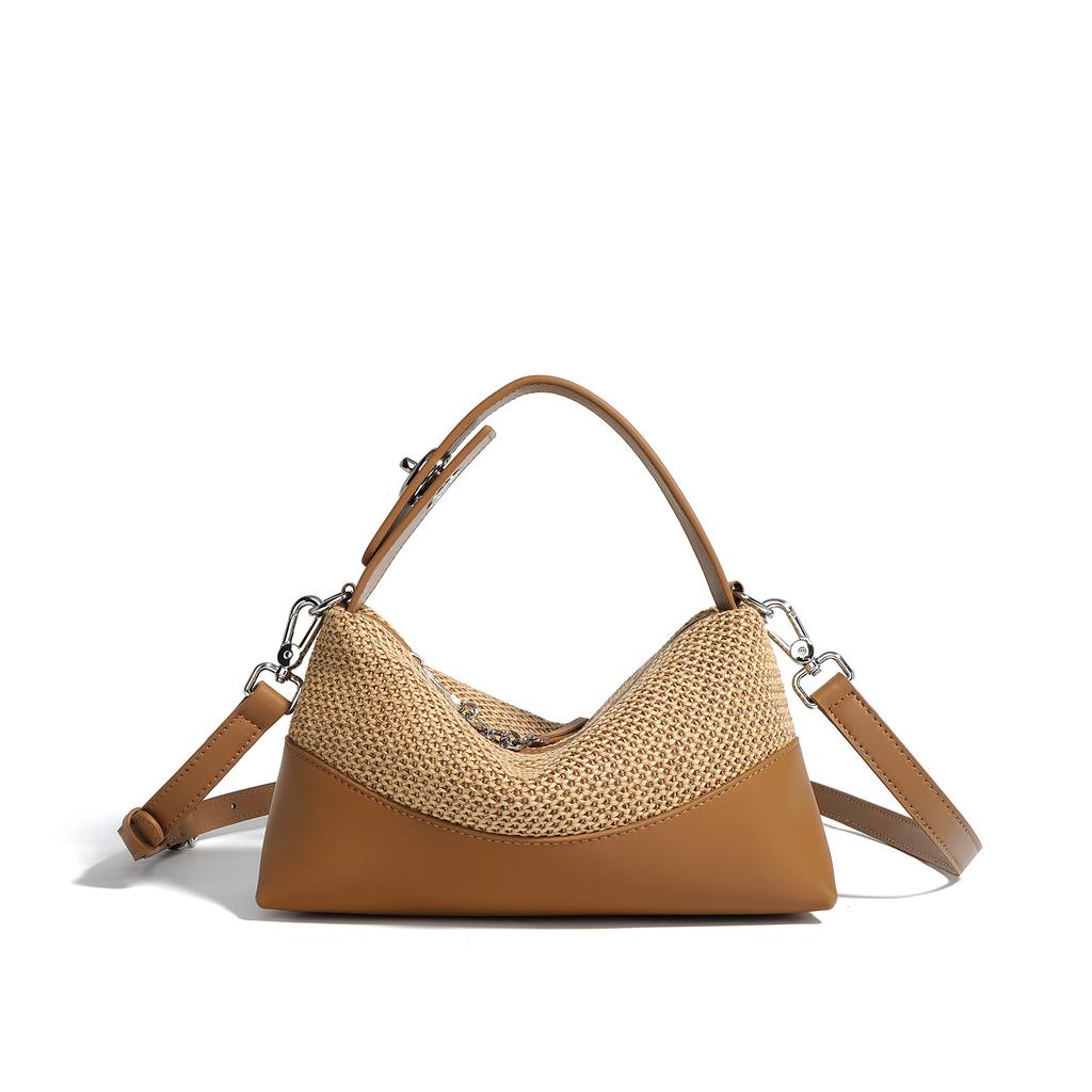 Bag Women's Fashion Trend Women's Bags Woven Dumplings Portable Shoulder Messenger Bag Women's Bags