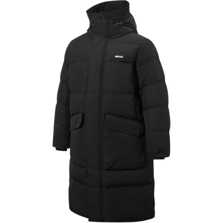 Li-Ning Анти-Пять Вне Игровой Серии Удобная Теплая Длинная Спортивная Пуховая Куртка Мужская Верхняя Одежда AYMV707-1 XL