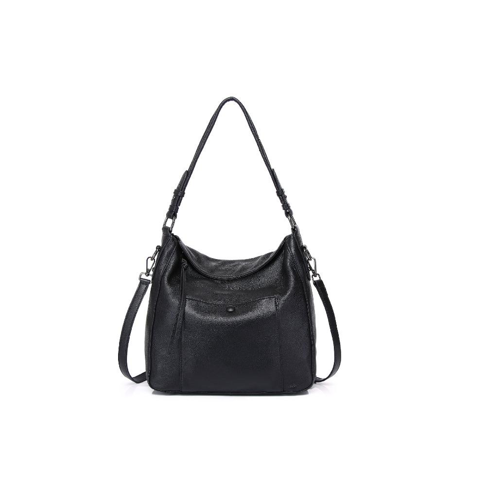 Women'S Bag Soft Leather Fine Grain Handbag Large Capacity Shoulder Messenger Bag Bag Bag