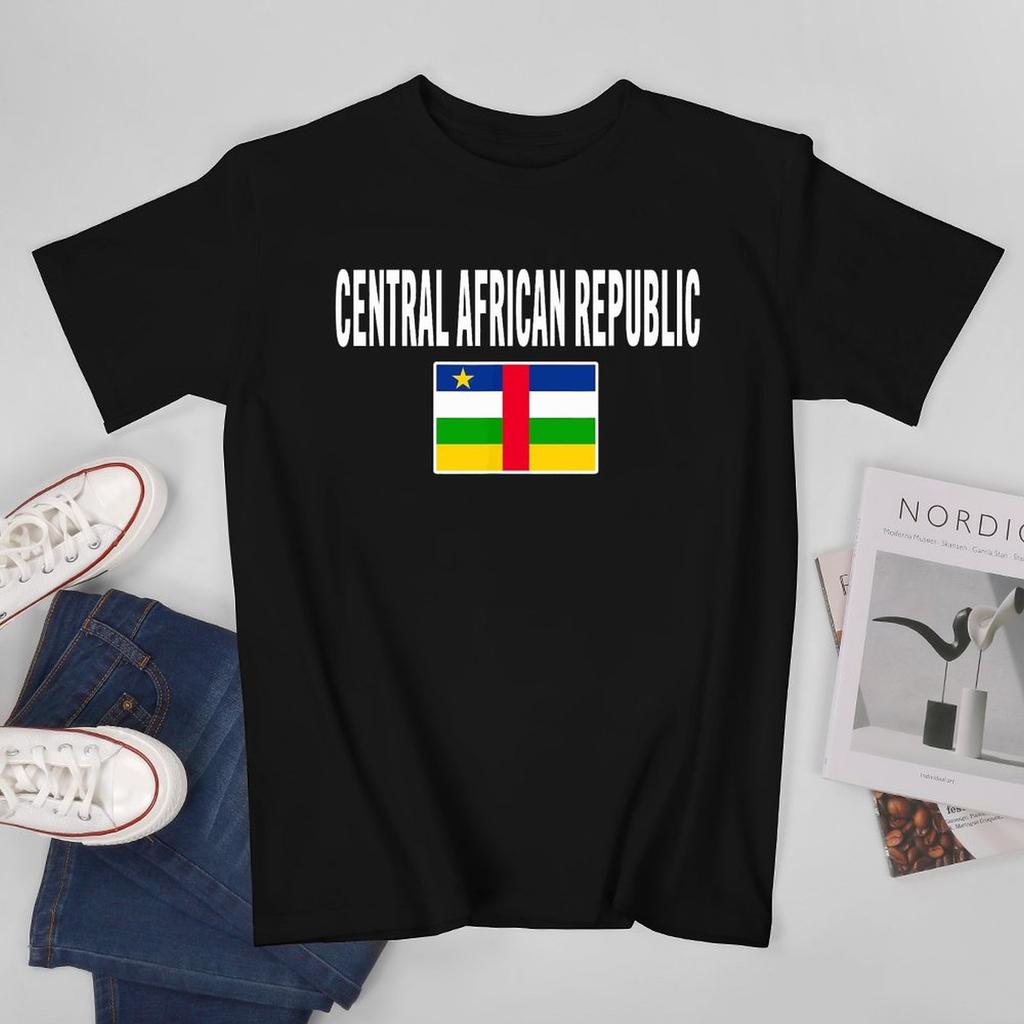 More Design Unisex Tshirt Central African Republic Tees Tshirt Oneck T Shirts Unisex Boys Clothing 100 Cotton