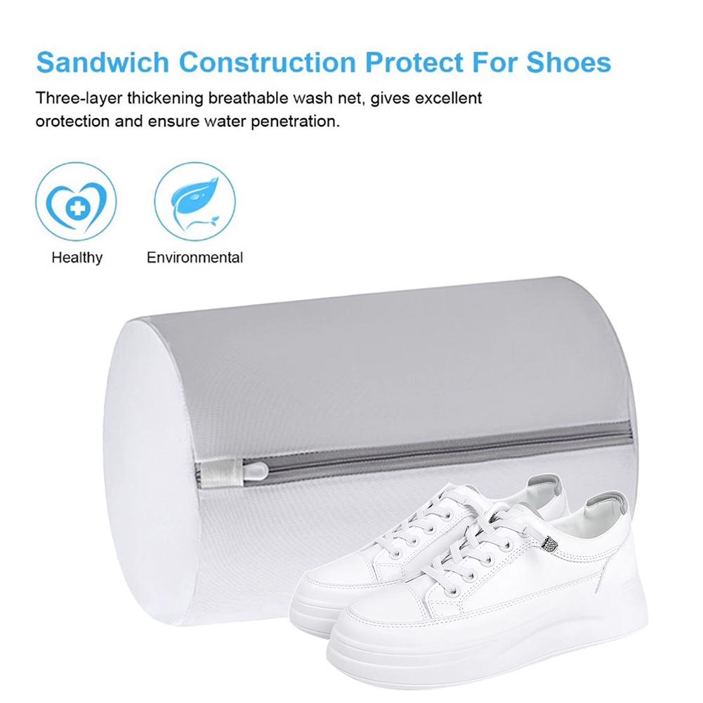 Shoe Washing Bag Mesh Laundry Bag Durable Protection For Sneakers Socks Underwear Machine Wash Storage Bag