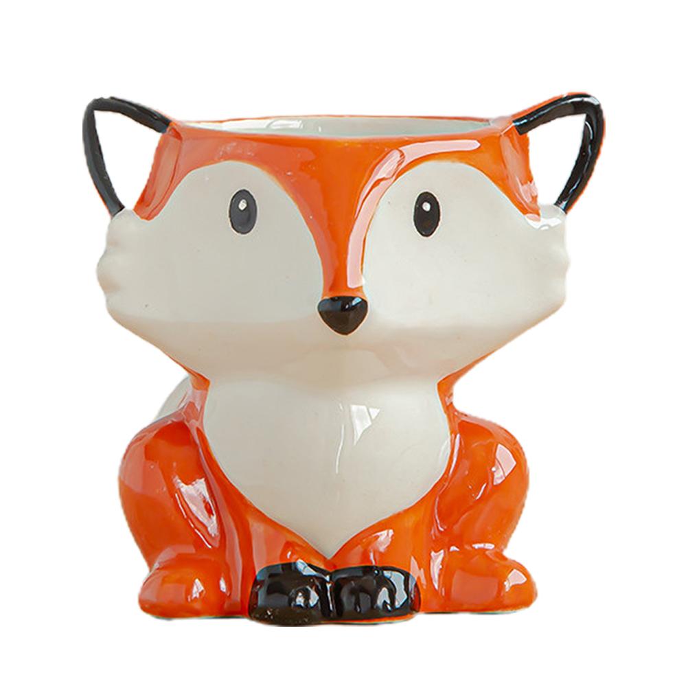 Cute Ceramics Animal Shaped Plant Pots Cartoon Succulent Flower Pots Garden Ornaments