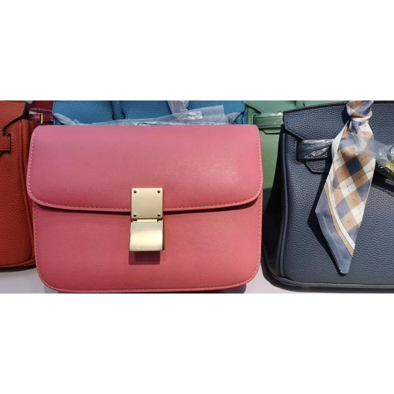 Women’s Genuine Leather Shoulder Bag  Trend Brand Small Square Bags Luxury Designer Handbag Fashion Messenger BagsTofu Bags