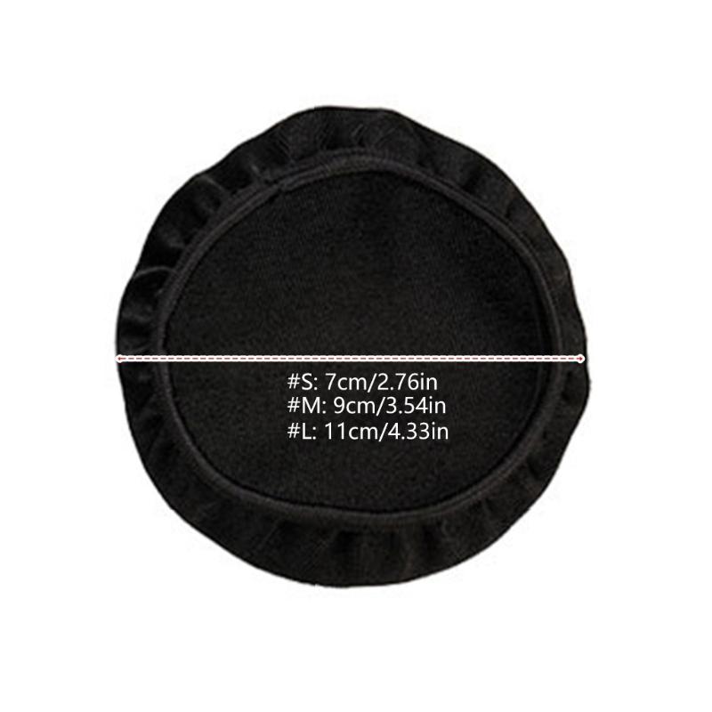 Universal Fit Headphone Dust Covers Reusable Fabric Ear Cups Ear Covers for Aviation, Gaming, and Racing Headsets