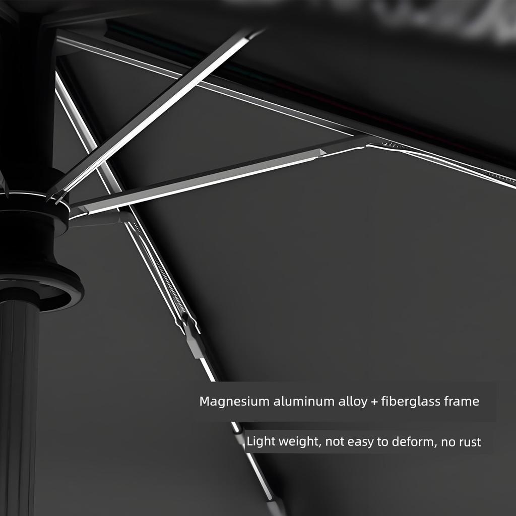 Ultra-Light Portable Umbrella for Women, Dual-Use for Sun and Rain, Fully Automatic Folding Black-Coated Sunshade Umbrella, Sun Protection and Uv