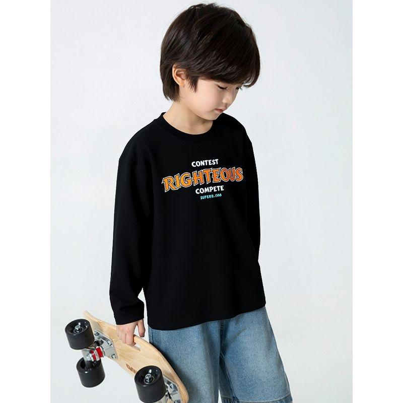 Trendy Children's Clothing Cartoon Long-Sleeve T-Shirt 2026 New Model for Older Children Spring Outfit Girls' Pure Cotton Base Shirt