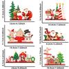 Christmas Decorations Santa Letters Wooden Ornaments Creative Desktop Layout Props