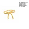 Bow Knot Napkin Ring Elegant Alloy Napkin Holder Reusable Napkin Ring for Wedding Table Decoration Baby Shower Anniversaries