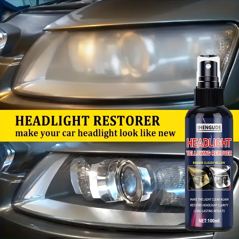Car Headlight Repair Fluid, Anti-Oxidation/Polishing Agent, Removes Scratches, Brightens Headlights, and Nourishes the Headlights