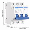 AC 400V Miniature Circuit Breaker DZ47-63 3P DZ47 - 63 Mini Circuit Breaker  Circuit Protection