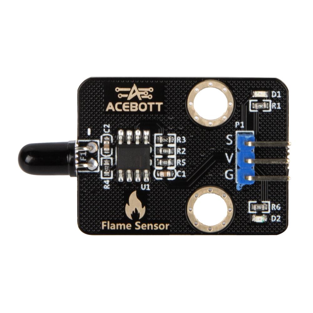 

ACEBOTT flame sensor fire detection Sensor module compatible with for arduino