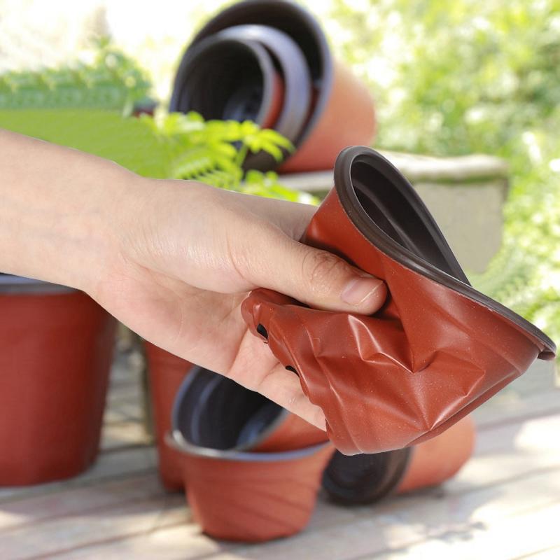 Plastic Flowerpot Planting Seeds Pot Cultivation For Succulent Small Plant Pot Thickened Nursery Pots Garden Accessories