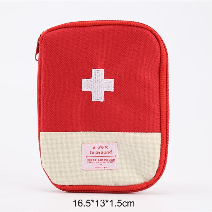 

Essential for Outdoor Travel Accessories Portable Red First Aid Kit Home Emergency Drug Box Business Trip Medicine bag Pill Case