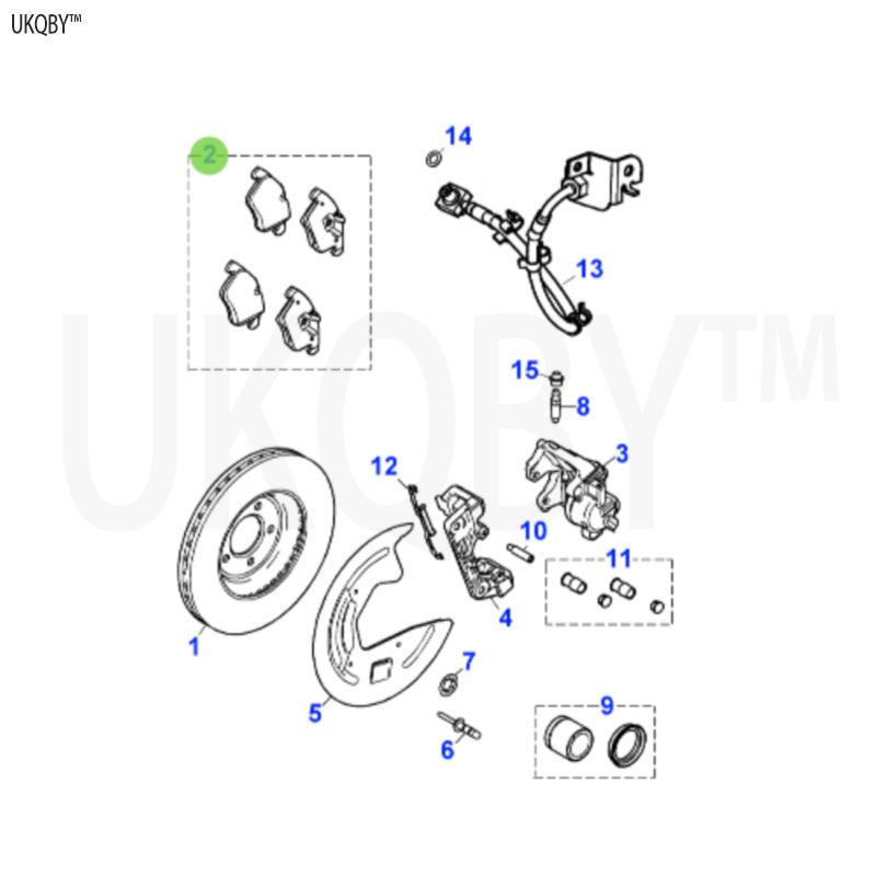 Ja gu ar X F 2009-2015 La nd R ove r C2C36974 Brake Pad Tool C2C40926 C2C27291 C2C35440 C2C35612 C2C36974 C2C42014 C2P26236 C2Z3 C2D3801