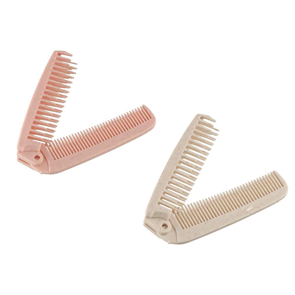 Anti-Static Portable Travel  Comb Styling Massage Hair Comb Foldable Hair Comb  Women and Children