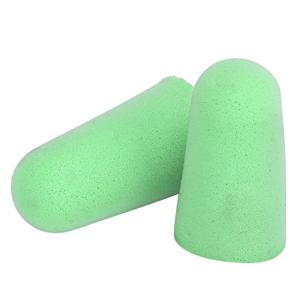 2Pcs Earplugs Sponge Sound Insulation Noise Prevention Household Sound Insulation EarplugsGreen