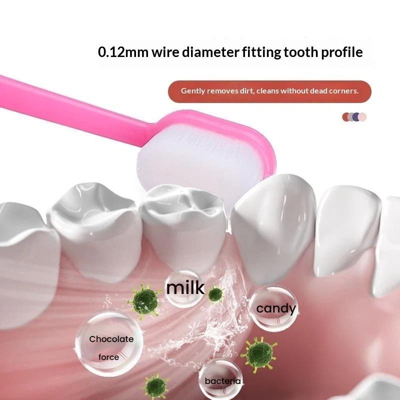 Kids Toothbrush 3D Tumbler Design Soft Bristle Toothbrush Gentle Oral Cleaning For 2 To 12 Years Old Children Daily Use