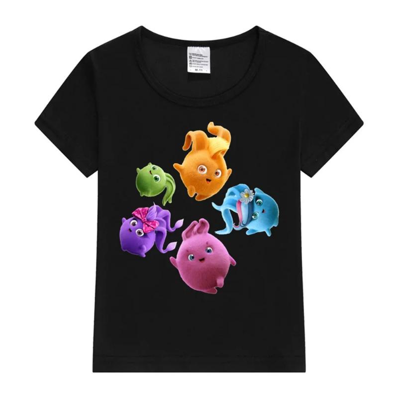 Sunny Bunnies All Together Now Kids T-Shirt Pink Tops Tee Summer New Fashion Kids T Shirt children's T-shirt boys' clothing