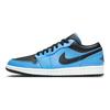 Air Jordan 1 Low University Blue Black Men Sneakers White 553558-403