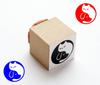 Cute rubber dog and cat tao imprint 17mm diameter stamp, stamp, stamp, mark, size