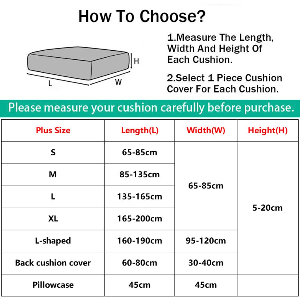 Jacquard Sofa Cover Adjustable Removable Sofa Seat Cushion Cover Polar Fleece Stretch Washable L Shape Corner Sofa Slipcovers