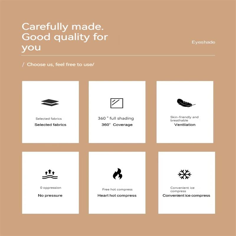 Niedliche Augenmaske Schlaf Beruhigend Augenmüdigkeit Warme Kompresse Tragen Bequem Kinder Und Studenten Augenmasken