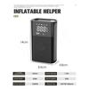 Tyre Inflator Portable Air Compressor 2600mAh×2 Battery Powerful Cordless Air Pump With 5V/2A USB output Digital Display/LED Light 150PSI Compact Tir