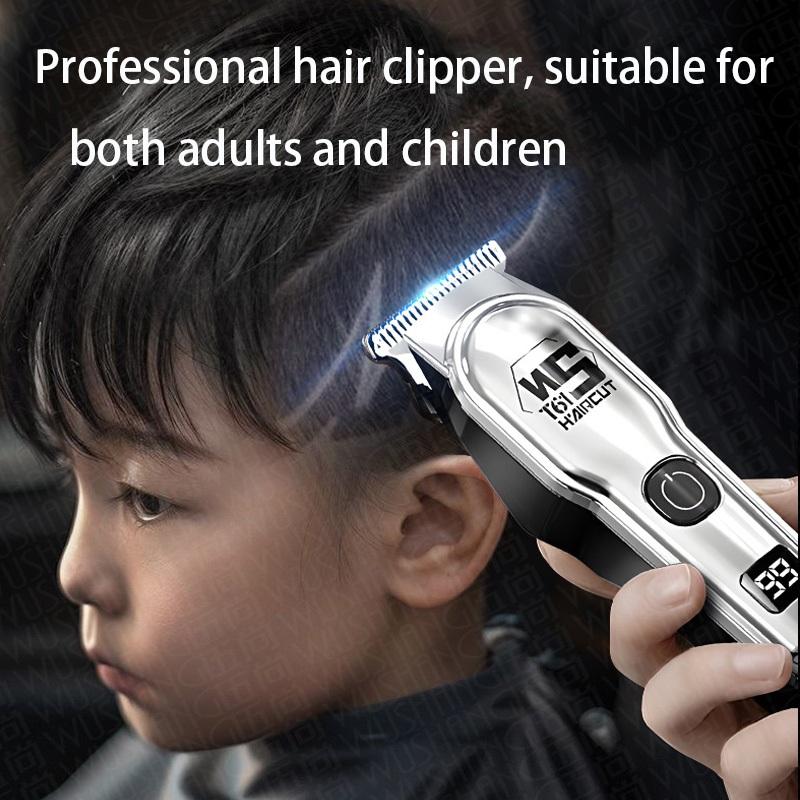 Cichy zestaw do strzyżenia włosów dla niemowląt - Bezpieczny trymer, Cichy dla noworodków, Zaokrąglone ostrza, Akumulatorowy, Bezbolesne i bezstresowe strzyżenie w domu dla dzieci