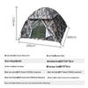 3-4 Person Digital Camouflage Camping Tent
