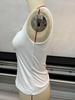 2026 European & American Women's Summer Square Neck Sleeveless Vest T-shirt - Comfortable Casual Top