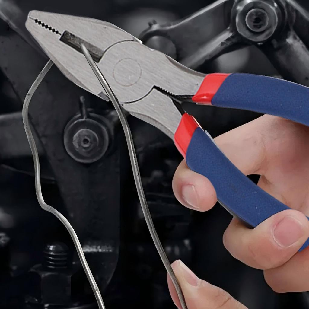 7PCS Pliers Set Includes Groove Joint Slip Joint Linesman Diagonal and Long Nose Pliers Multipurpose Tools for Car Repair