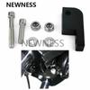 Motorcycle Aluminum Fairing Headlight Extension Block Black Fork Headlamp Relocation Bracket For Harley Dyna FXDL FXDF FXDB FXDW
