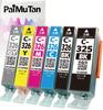 Compatible Ink Set for Canon Ink Level Made with Compatible with and Expertly Supervised and Manufactured In a Certified Compatible with Genuine