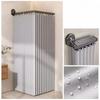 Foldable Shower Curtain Waterproof Bath Room Partition Shower Wet And Dry Separation  Suction Cup Bathroom Decor