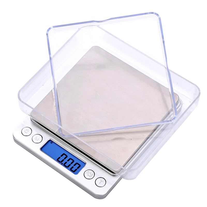 High Precision i2000 1000g 0.1g Digital Weighing Scales Electronic Digital Kitchen Food Jewelry Mini Portable Scales 1000g 0.1g