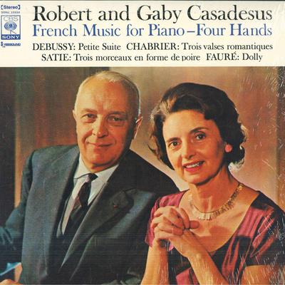 LP Record DEBUSSY, CHABRIER, SATIE, FAURE, RO - French Music For Piano - Four Hands 30NC10334 CBS/SONY Japan Classical Used