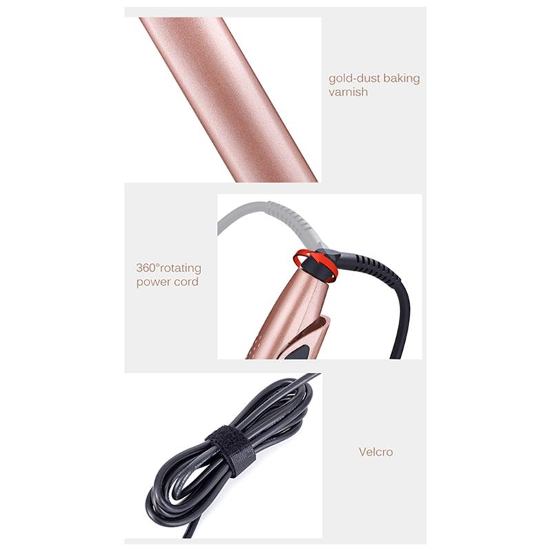 2-In-1 Hair Straightener Flat Iron Hair Curling Irons Plates Heat Professional Hair Iron For Ptc Hair Iron