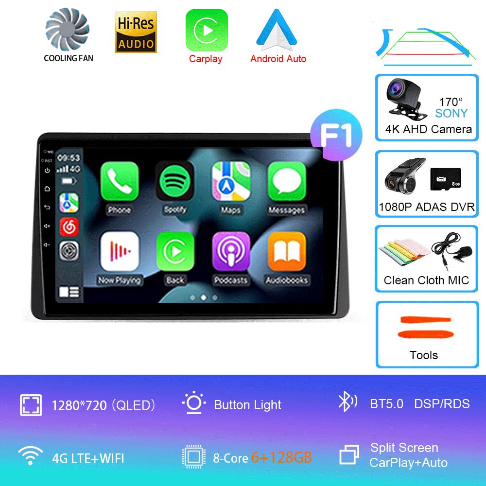 Android 14 Car Radio For Renault Duster HM 2 II 2020 - 2025 Arkana 1 I 2019 - 2025 Multimedia Video Player Navigation Stereo GPS