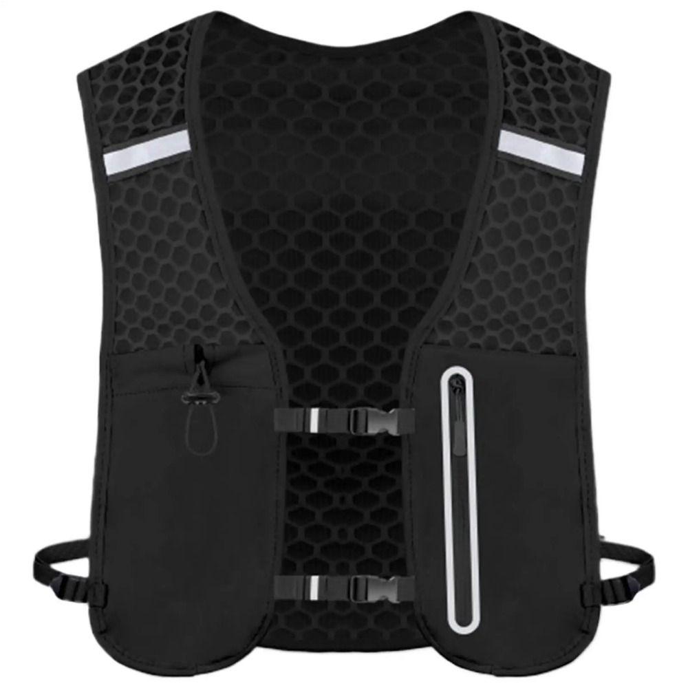 Reflective Reflective Running Vest Pack 2L Water Chest Pack Running Hydration Vest Bag Climbing