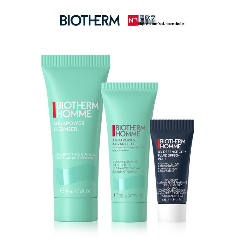 Biotherm Homme Aquapower Hydrating & Repair Skincare Travel Set