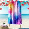 Colorful Galaxy Clouds with Stars Beach Towel Quick-drying for Travel Outdoor Sports Jogging Beach and Swimming