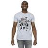 Disney Mens Mickey Mouse Christmas Head Lights T-Shirt