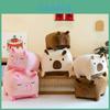 Charming Square Capybara Stuffed Animal Colorful And Cute Plush Pillow For Kids