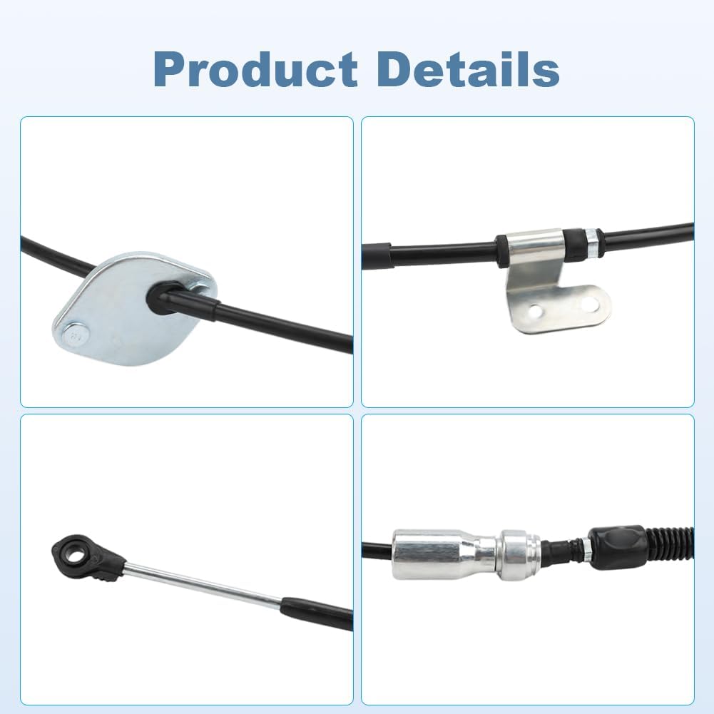 Automatic Transmission Shift Control Cable Replacement for 33820-04010 3382004010 Compatible with Toyota Tacoma 2005-2015 Gear Shifter Cable