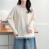 2026 Spring Plus Size Women's Mesh Splicing Long Sleeve Round Neck Base Layer Top for Chubby Girls