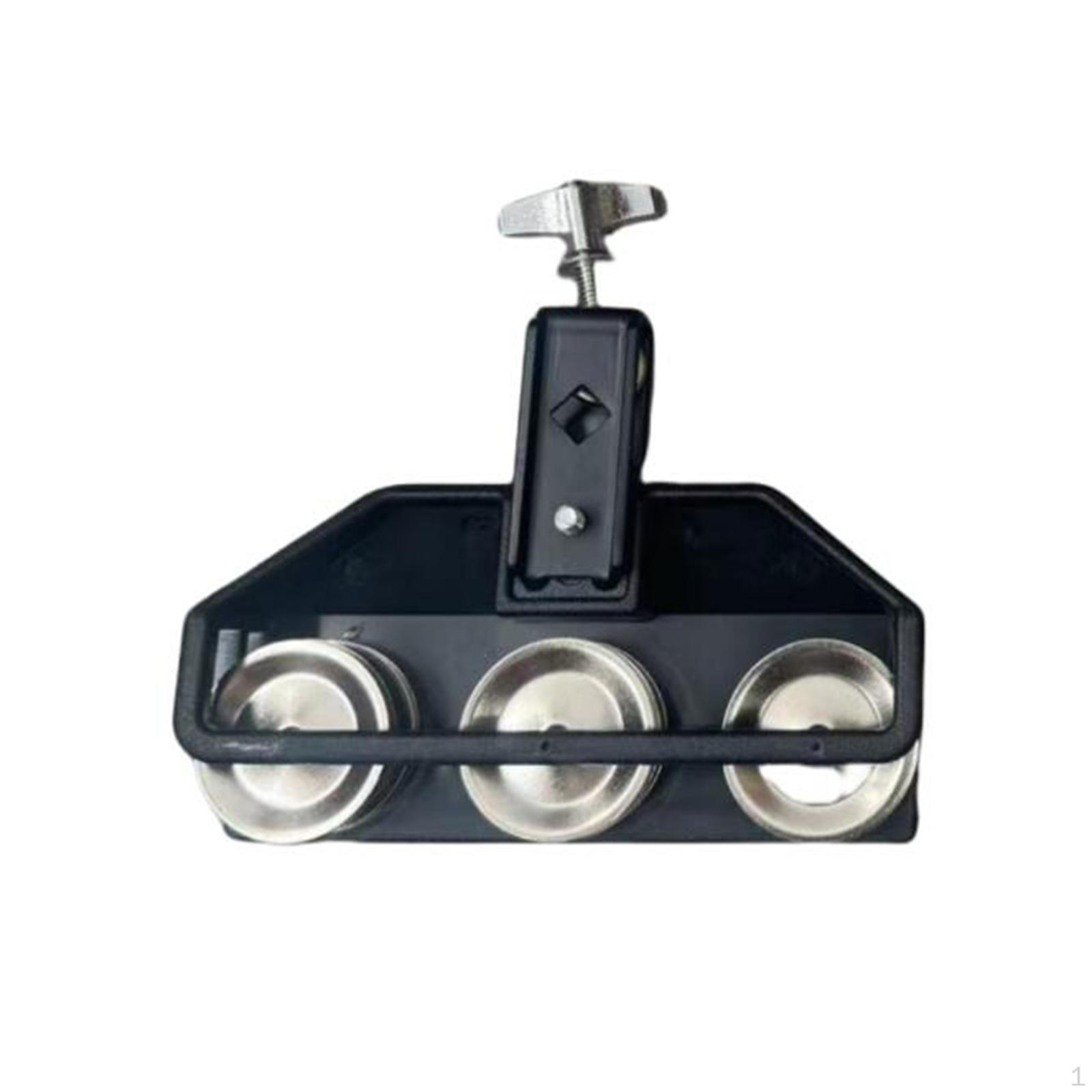 Cymbal Hi Hat Tambourine Music Rhythm Mountable Bell Piece Percussion Istrument