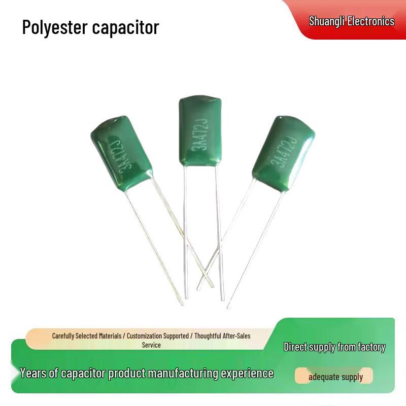 Polyester Capacitor 4.7nF 1000V (3A472J) CL11, Cuttable Leads, Tape-Packaged